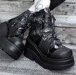 取り寄せ]SHAKER-66 / 厚底ブーツ【DEMONIA】 | Spider Rock Web
