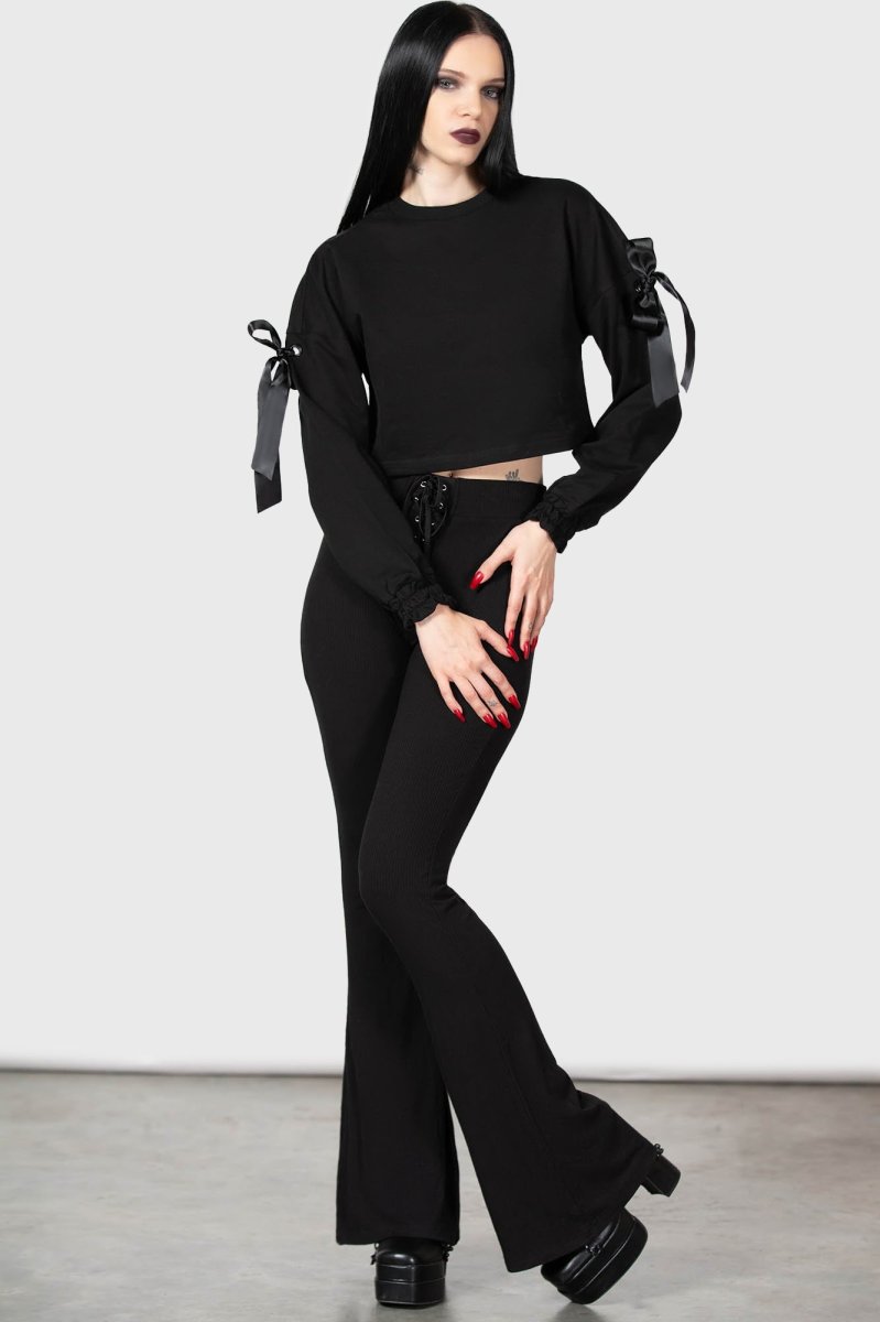 画像9: 🔥SALE🔥RAY CROP SWEATER / クロップトレーナー【KILL STAR】 (9)