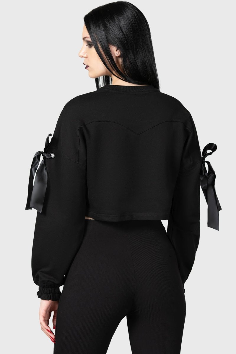 画像10: 🔥SALE🔥RAY CROP SWEATER / クロップトレーナー【KILL STAR】 (10)