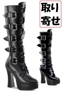 取り寄せ]DOMINA-1023 / レースアップハイヒールブーツ【Devious