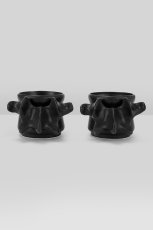 画像2: OSSUARY STACKABLE CUPS / 2個セット / BLACK / カップ【KILL STAR】 (2)