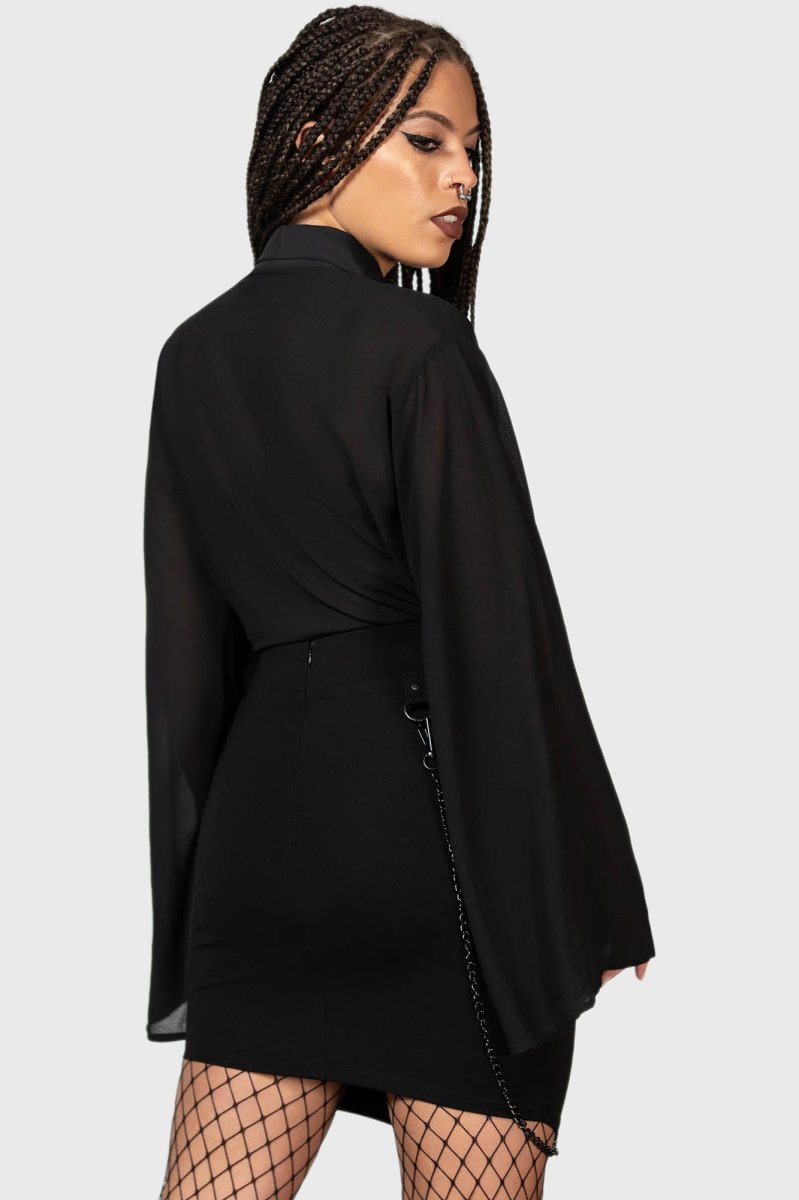 画像4: 🔥SALE🔥UNHALLOWED SHIRT / ブラウス【KILL STAR】 (4)