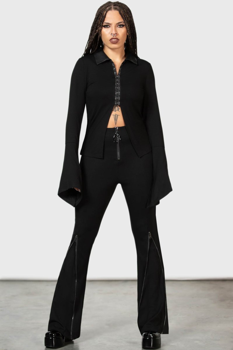 画像7: 🔥SALE🔥VAMP FATALE SHIRT / シャツトップス【KILL STAR】 (7)