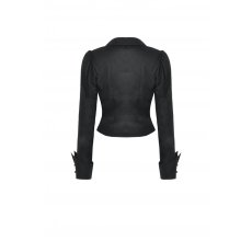 画像3: Gothic black ruffle blouse / BLACK / トップス【DARK IN LOVE】 (3)