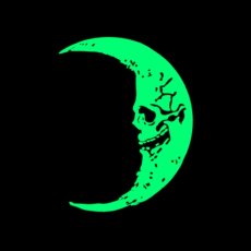 画像1: Skull Crescent Moon Glow Enamel / ピン【KREEPSVILLE 666】 (1)
