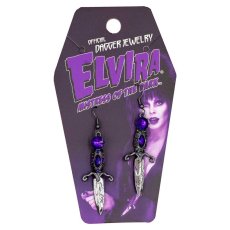 画像3: ELVIRA DAGGER EARRINGS / PURPLE / ピアス【KREEPSVILLE 666】 (3)