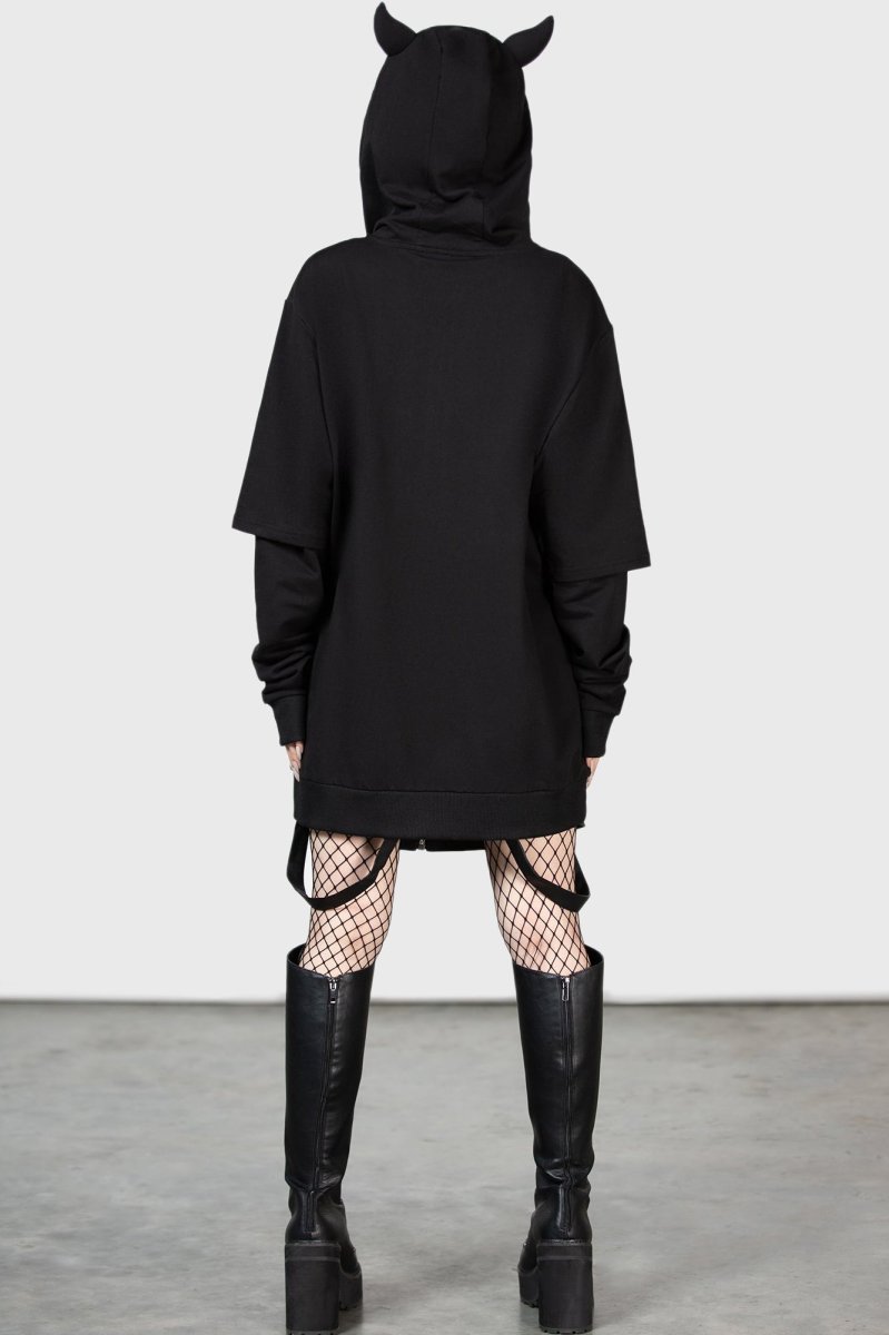 画像10: WATCH THE SKIES HOODIE / パーカー【KILL STAR】 (10)