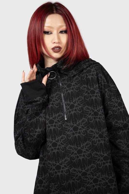 CYBORG CELL OVERSIZED HOODIE / パーカー【KILL STAR】 | Spider Rock Web