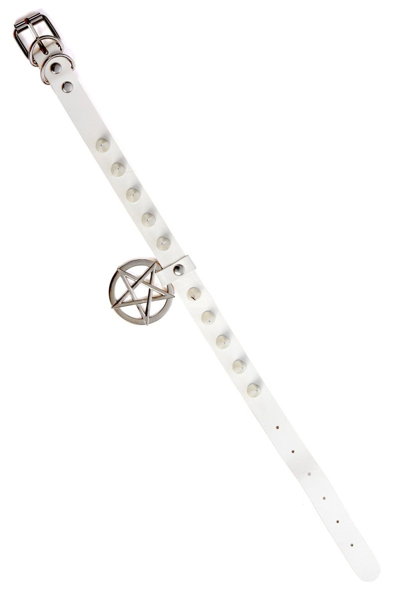 画像1: AYNAT PENTAGRAM CHOCKER / チョーカー【Banned Apparel】 (1)