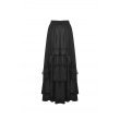 画像2: Gothic vintage frilly chiffon long skirt / スカート【DARK IN LOVE】 (2)