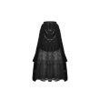 画像2: Gothic queen ruffle long velvet skirt / スカート【DARK IN LOVE】 (2)