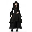 画像14: Gothic lady woolen cocktail coat with lovely collar / コート【DARK IN LOVE】 (14)
