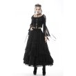 画像8: Gothic vintage frilly chiffon long skirt / スカート【DARK IN LOVE】 (8)