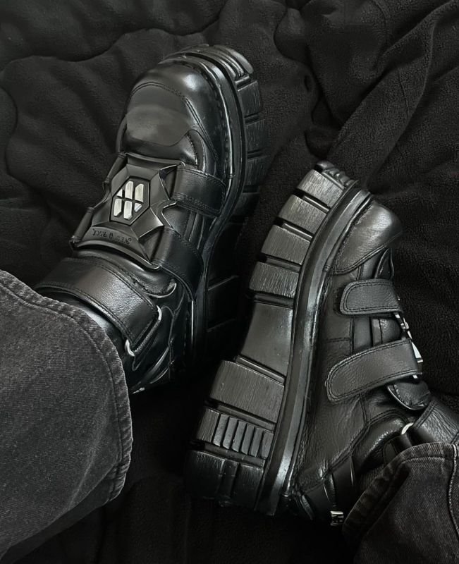 靴 NEW ROCK / M-WALL285-S2 取り寄せ] M-WALL285-S2 / 厚底スニーカー / 本革【NEW ROCK