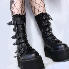 画像24: [取り寄せ]DAMNED-225 / 厚底ブーツ【DEMONIA】 (24)