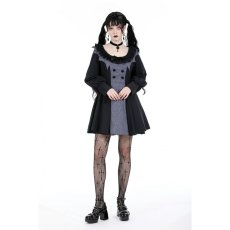 画像11: Gothic pinstripe ruffle neck academism dress / ワンピース【DARK IN LOVE】 (11)