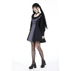 画像9: Gothic pinstripe ruffle neck academism dress / ワンピース【DARK IN LOVE】 (9)