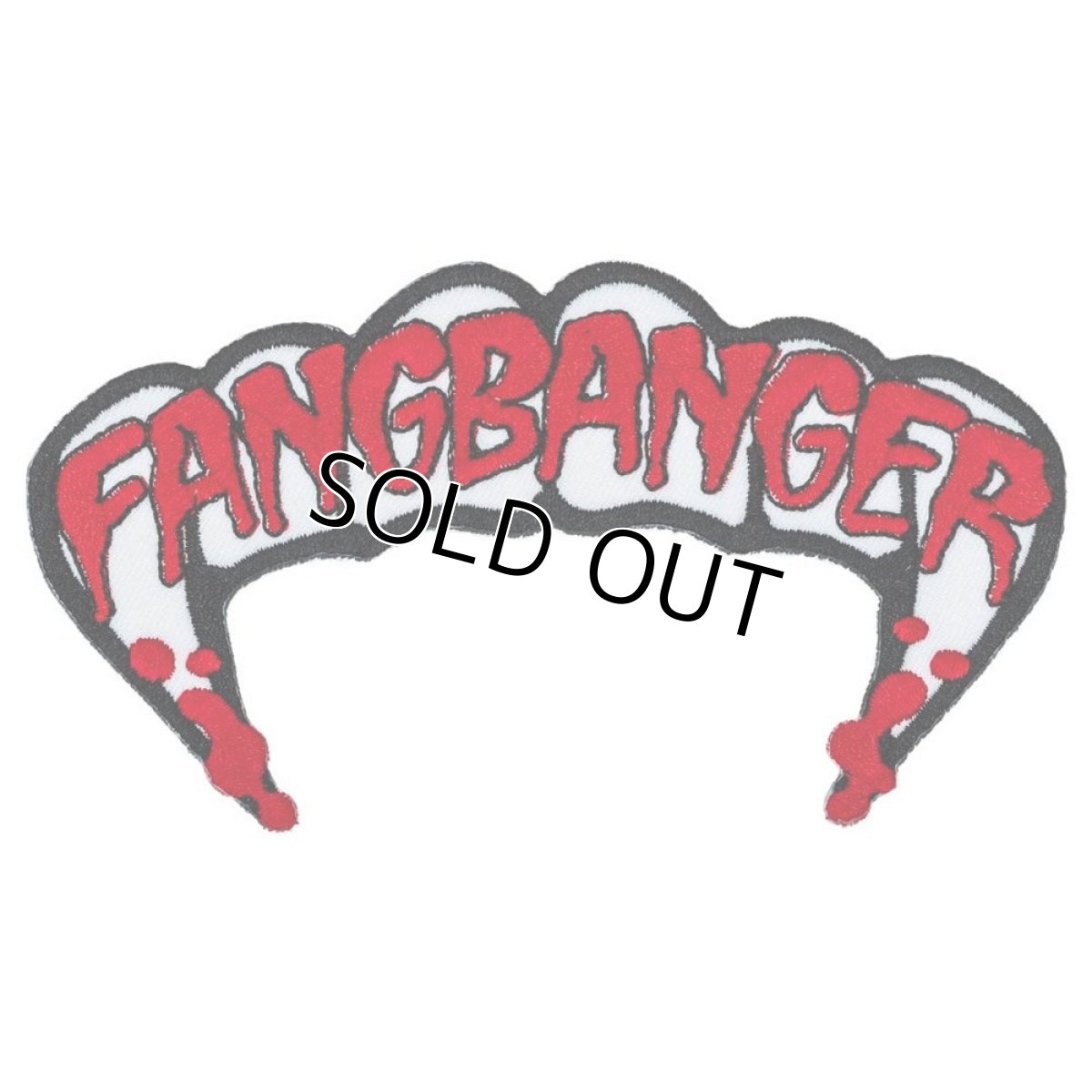 画像1: FANGBANGER TEETH / アイロンパッチ【KREEPSVILLE 666】 (1)
