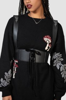 🔥SALE🔥【TW321】Punk sexy waist zip top / トップス【DARK IN LOVE