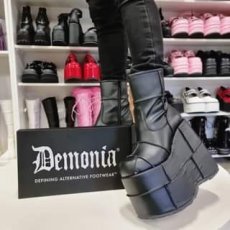 画像19: [取り寄せ]STACK-201 / 厚底ブーツ【DEMONIA】 (19)