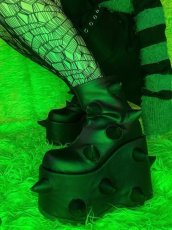 画像28: [取り寄せ]SLAY-77 / 厚底ブーツ【DEMONIA】 (28)
