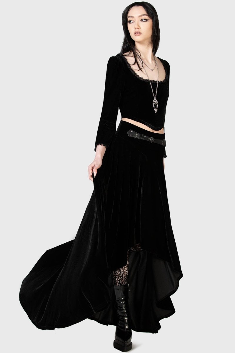 画像2: HARIETTA LONG SLEEVE TOP / トップス【KILL STAR】 (2)