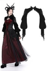 画像1: Gothic escape princess rose shoulder velvet shrug / ボレロ【DARK IN LOVE】 (1)