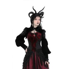 画像6: Gothic escape princess rose shoulder velvet shrug / ボレロ【DARK IN LOVE】 (6)