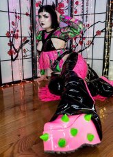画像38: [取り寄せ]SLAY-77 / 厚底ブーツ【DEMONIA】 (38)