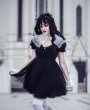 画像2: Gothic lolita cross black white princess dress / ワンピース【DARK IN LOVE】 (2)