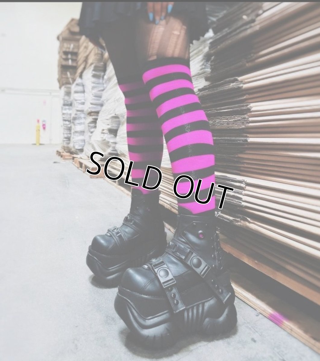 画像2: [即納]MENS / BOXER-60 / 厚底スニーカー【DEMONIA】 (2)