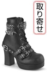 画像1: [取り寄せ]GOTHIKA-66 / 厚底ショートブーツ【DEMONIA】 (1)