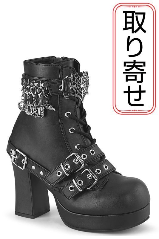 ショートブーツ　☆値下げしました 取り寄せ]GOTHIKA-66 / 厚底ショートブーツ【DEMONIA】 | Spider
