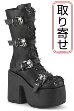 画像1: [取り寄せ]CAMEL-115 / 厚底ブーツ【DEMONIA】 (1)