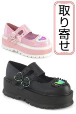 画像1: [取り寄せ]SLACKER-25 / 厚底パンプス【DEMONIA】 (1)