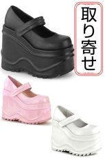 画像1: [取り寄せ]WAVE-32 /厚底パンプス【DEMONIA】 (1)