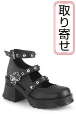 画像1: [取り寄せ]BRATTY-30 / 厚底パンプス【DEMONIA】 (1)