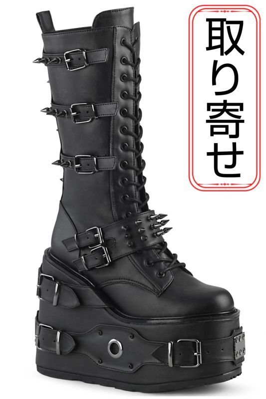 取り寄せ]SWING-327 / 厚底ブーツ【DEMONIA】 | Spider Rock Web