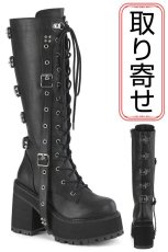 画像1: [取り寄せ]ASSAULT-218 / 厚底ブーツ【DEMONIA】 (1)