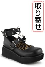画像1: [取り寄せ]SPRITE-02 / Blk/厚底パンプス【DEMONIA】 (1)