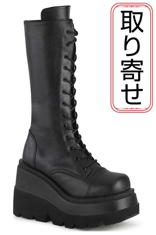 【極美品/希少】APOLLO リアルファーブーツ 26cm ボア エスキモー 取り寄せ]SHAKER-72 / 厚底ブーツ【DEMONIA】 | Spider Rock Web