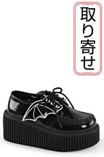 画像1: [取り寄せ]CREEPER-205 / Black / ラバーソール【DEMONIA】 (1)