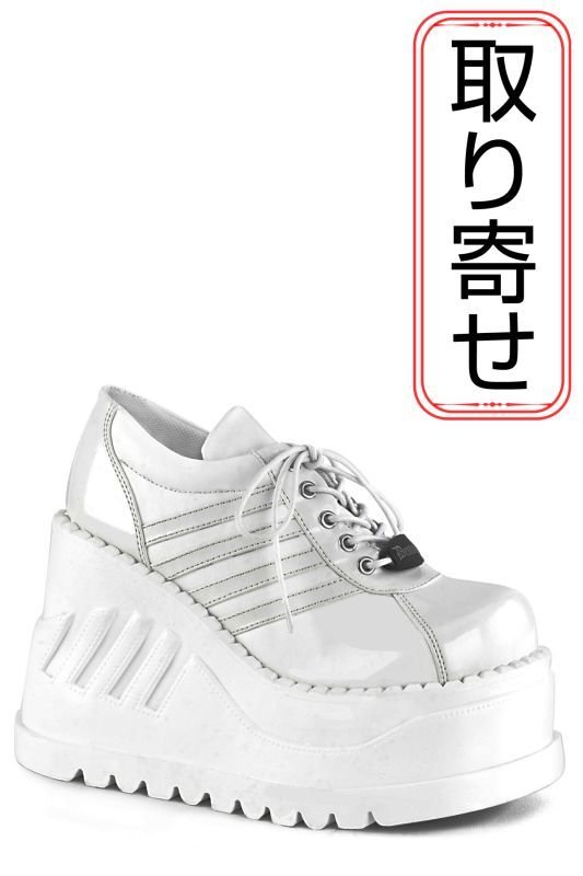 取り寄せ]STOMP-08 / White / 厚底スニーカー【DEMONIA