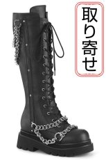 画像1: [取り寄せ]RENEGADE-215 / 厚底ロングブーツ【DEMONIA】 (1)
