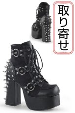 画像1: [取り寄せ]CHARADE-100 / 厚底ブーツ【DEMONIA】 (1)