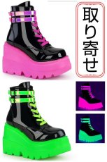 画像1: [取り寄せ]SHAKER-52 / 蓄光 / 厚底ブーツ【DEMONIA】 (1)