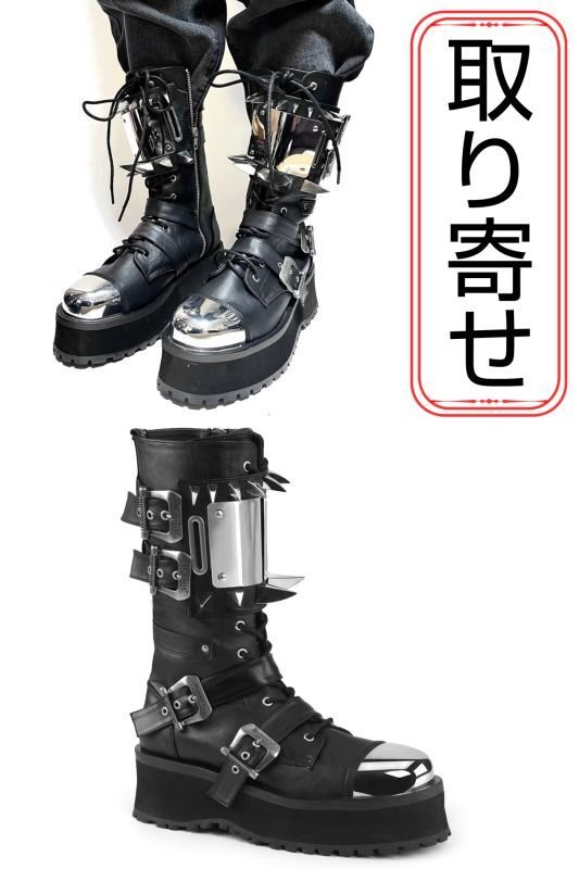 【DEMONIA】厚底ブーツ GRAD250 取り寄せ]MENS / GRAVEDIGGER-250 / 厚底ブーツ【DEMONIA