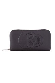 TWIN SKULL WALLET / 財布【Banned Apparel】 | Spider Rock Web