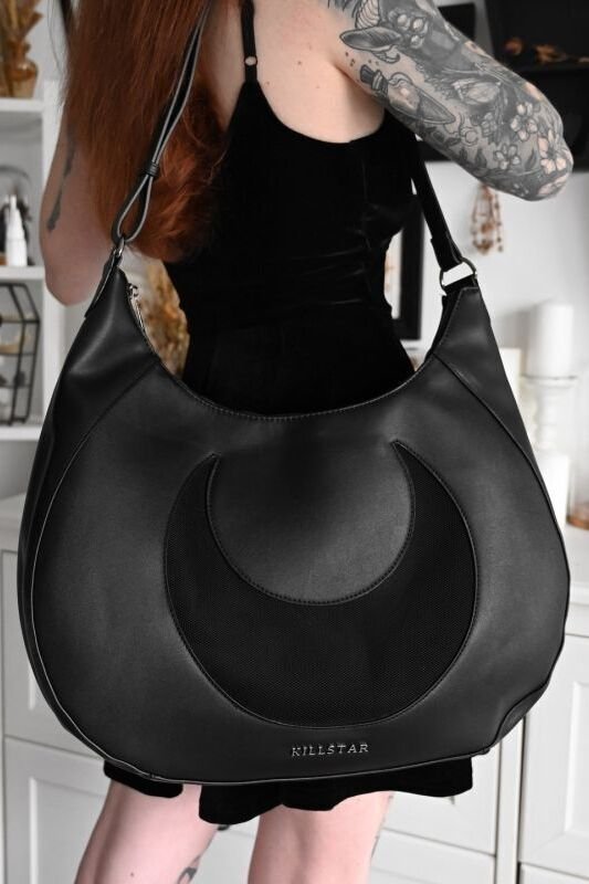 ★Archivepke★Puffy shoulder bag★Dust black★韓国★大人気★ MOONLIT BURIAL SLOUCH HANDBAG / ショルダーバッグ【KILL STAR