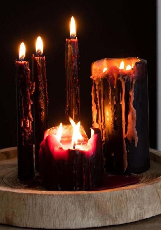 VAMPIRE TEARS CANDLES / キャンドル /4本セット【GOTHIC HOMEWARE